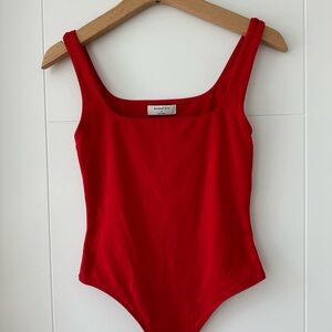 Babaton Vibrant Red bodysuit